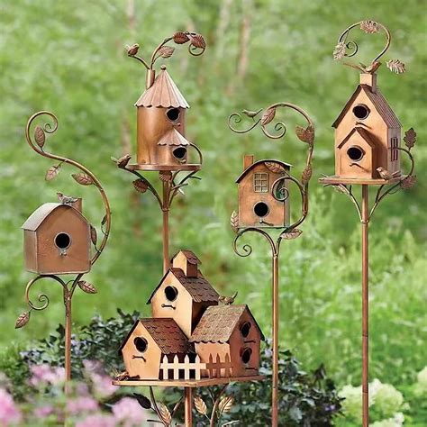 vinyl or metal bird houses|unique bird houses near me.